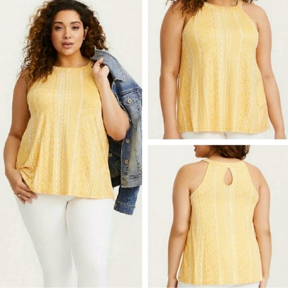 Torrid Sunny Yellow Tank Top - Picture 1 of 13